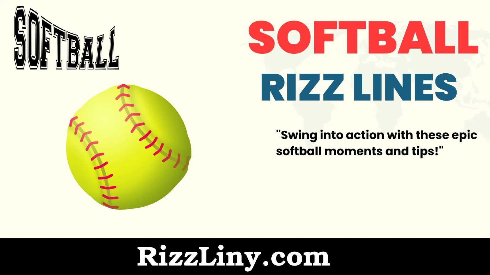 Softball Rizz Lines