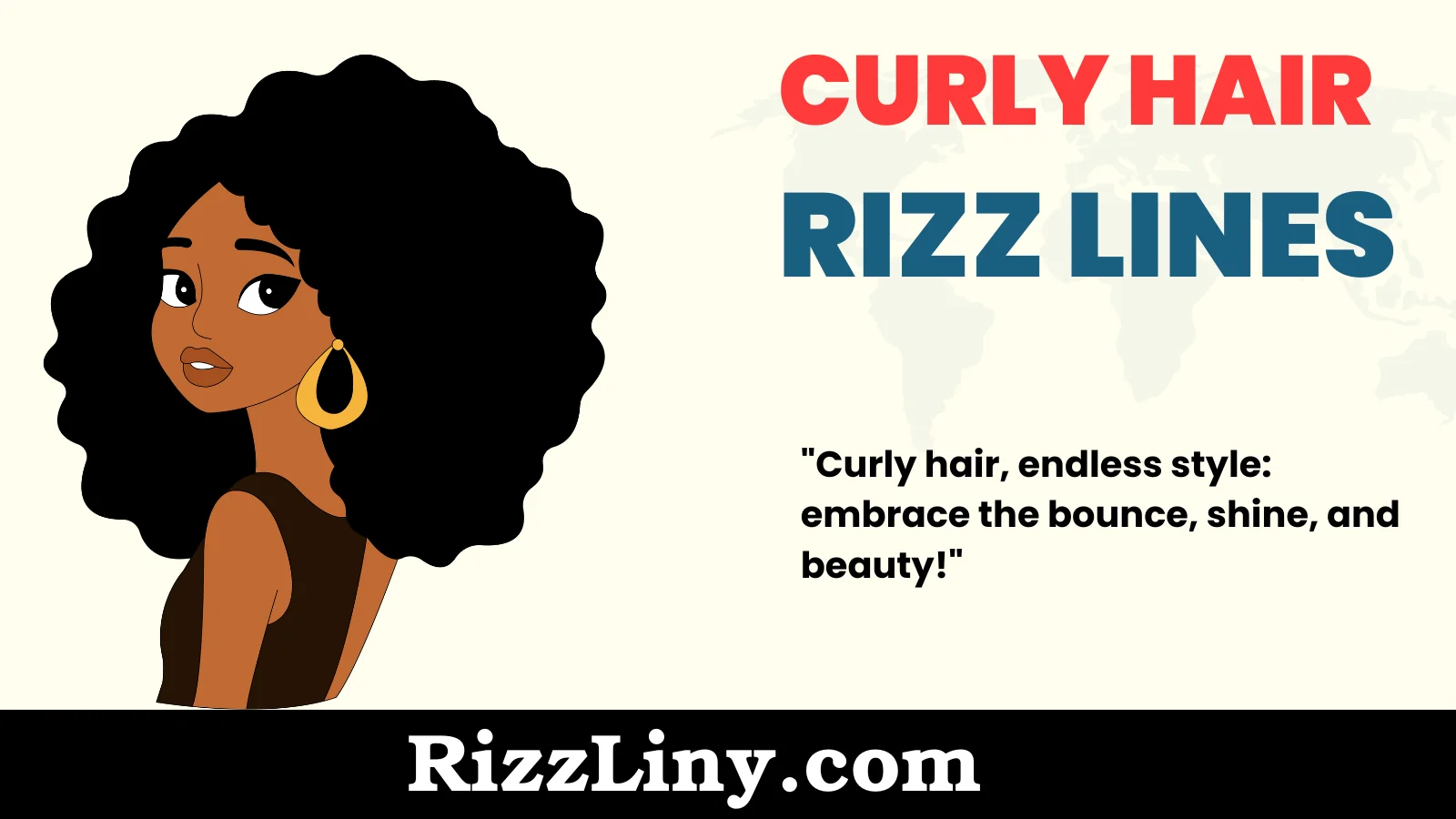Curly Hair Rizz Lines