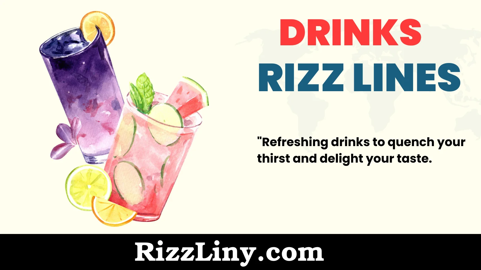 Drinks Rizz Lines