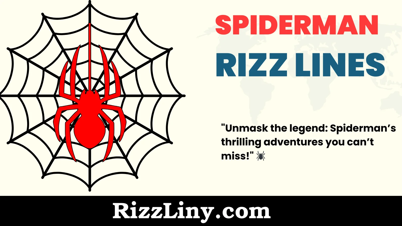 Spiderman Rizz Lines