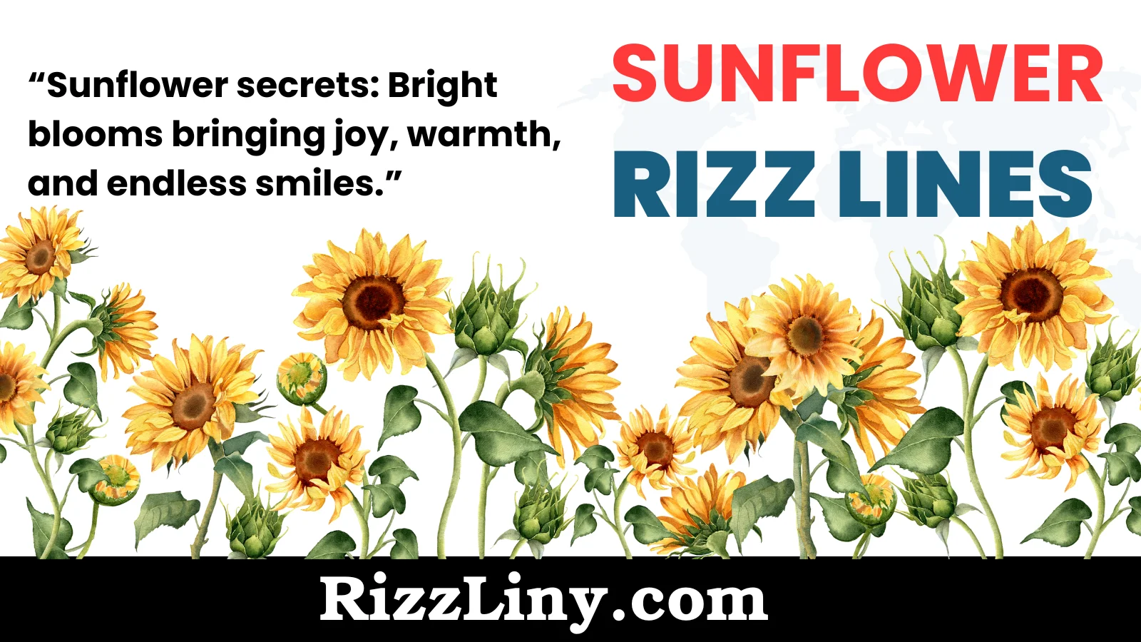 Sunflower Rizz Lines